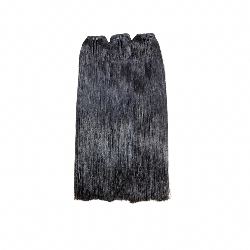Raw straight bundle